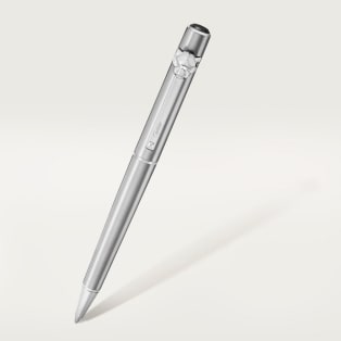 Panthère de Cartier ballpoint pen Small model, brushed metal, palladium finish