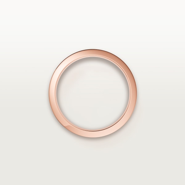 C de Cartier wedding ring, 5 mm width Rose gold