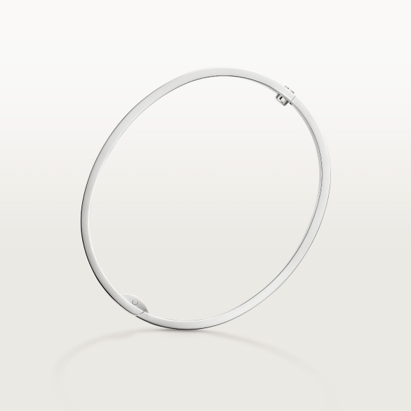 Love bracelet, classic model, paved White gold, diamonds