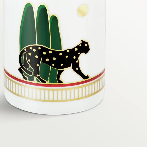 Panther vase Porcelain