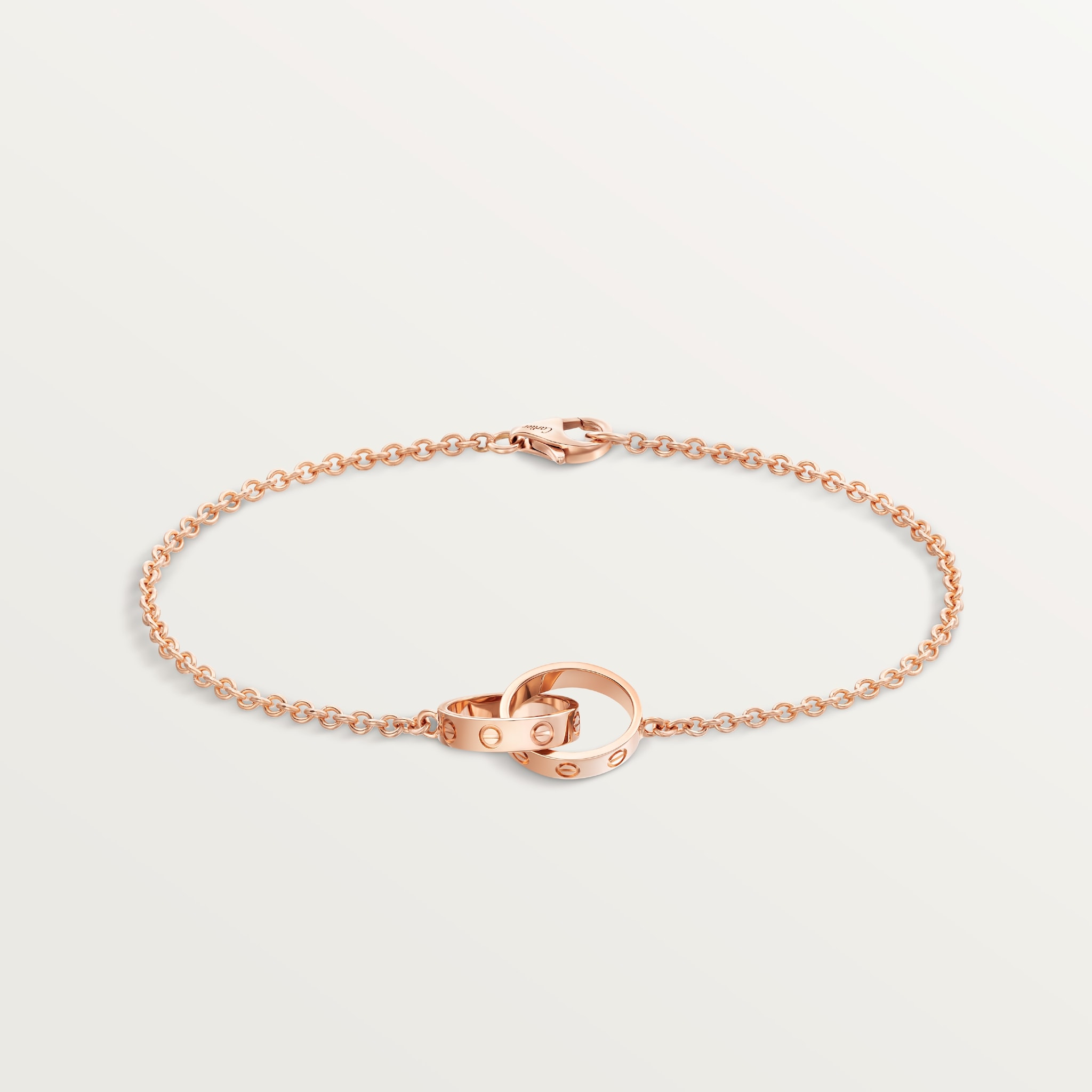 Love bracelet, on chainRose gold