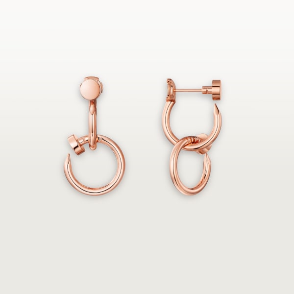 Juste un Clou earrings, double Rose gold