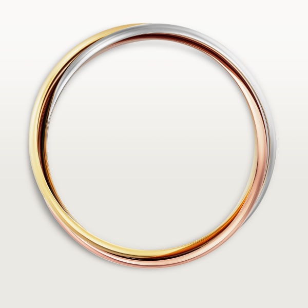 Trinity bracelet, extra-large model White gold, yellow gold, rose gold