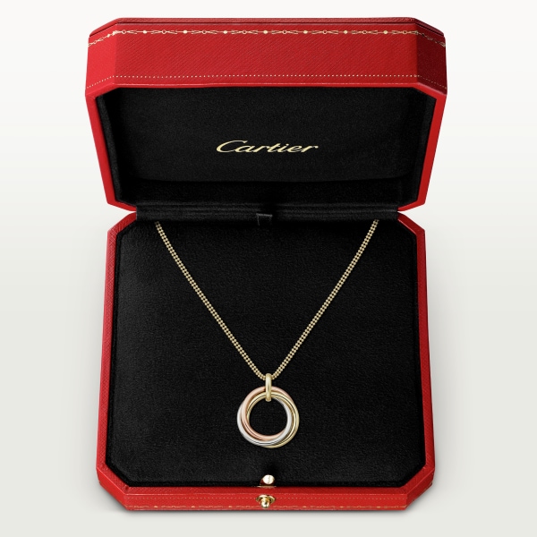 Trinity pendant, large model White gold, yellow gold, rose gold