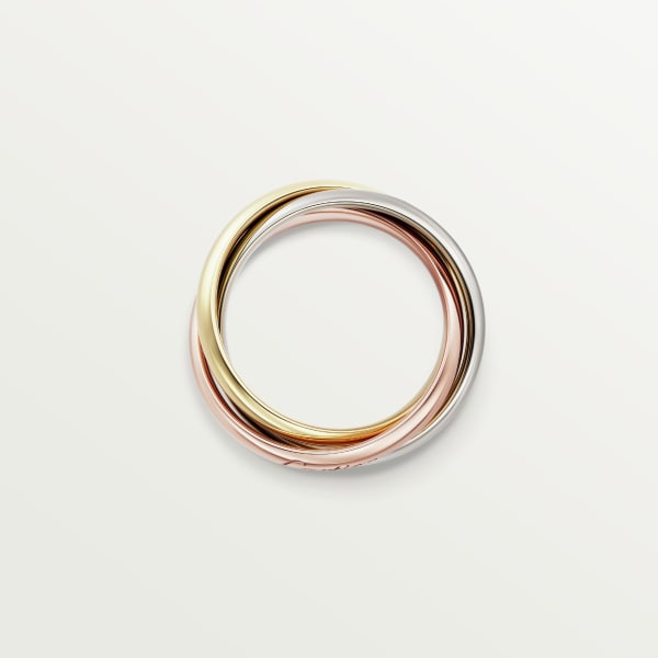 Trinity ring, classic model White gold, yellow gold, rose gold