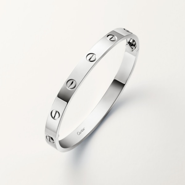 Love bracelet, classic model White gold
