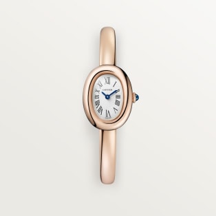 Baignoire 1920 watch (Size 17) Mini model, size 17, quartz movement, rose gold