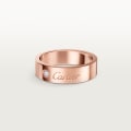 C de Cartier wedding ring, 5 mm width, 1 diamond Rose gold, diamond