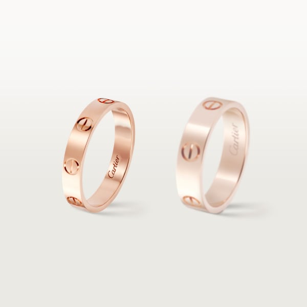 Love ring, small model Rose gold
