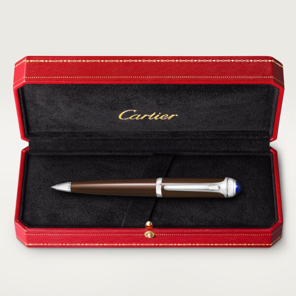 R de Cartier ballpoint pen Composite, palladium finish