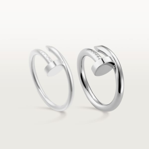 Juste un Clou ring, classic model White gold