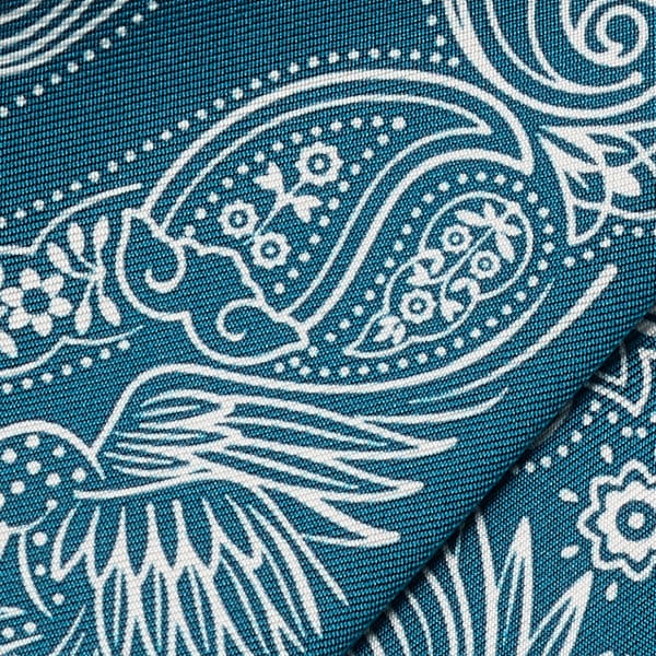 Scarf  Blue silk twill