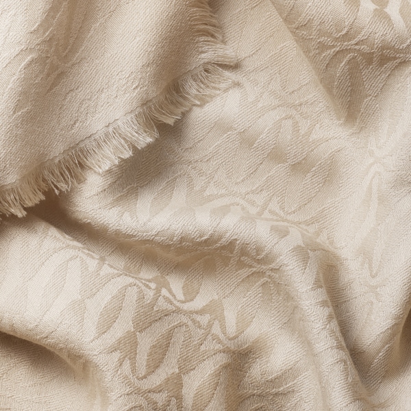 C de Cartier shawl Wool and silk