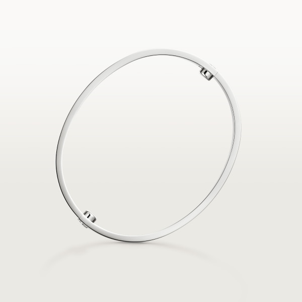 Love bracelet, classic model, 10 diamonds White gold, diamonds