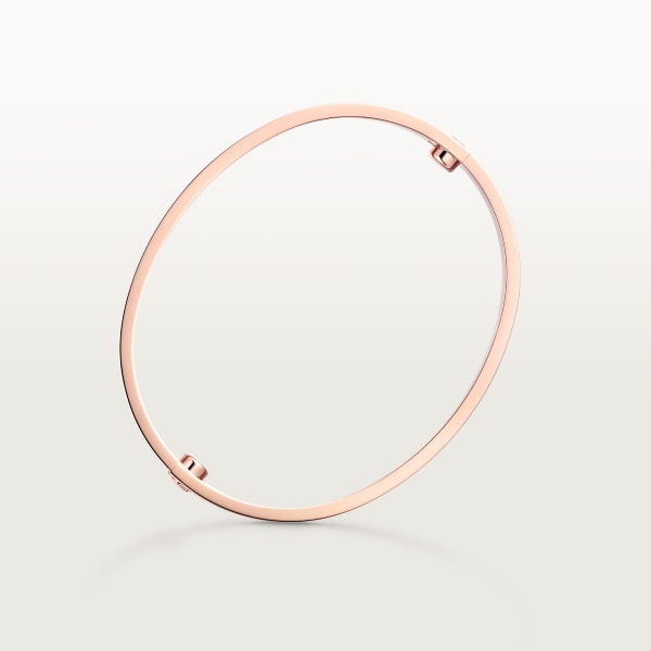 Love bracelet, classic model, brushed  Rose gold, brushed finish