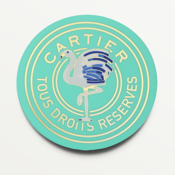 Set of six Cartier Characters coasters Acrylic