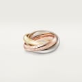 Trinity ring, large model White gold, yellow gold, rose gold