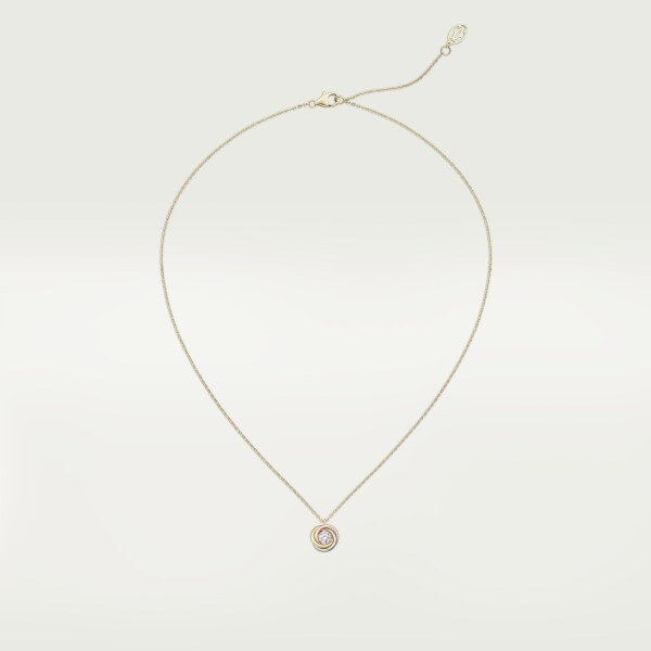 Trinity necklace White gold, yellow gold, rose gold, diamonds