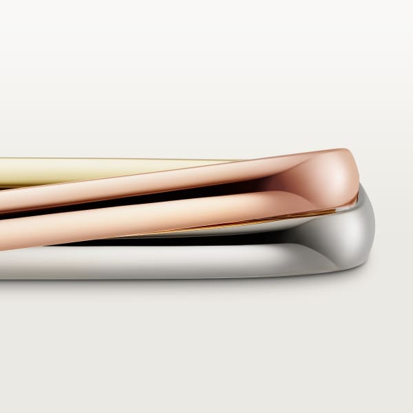 Trinity cushion bracelet  White gold, yellow gold, rose gold