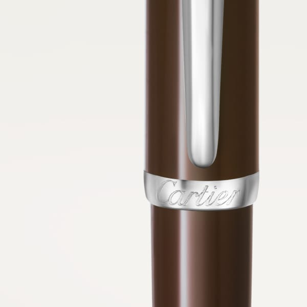R de Cartier ballpoint pen Composite, palladium finish