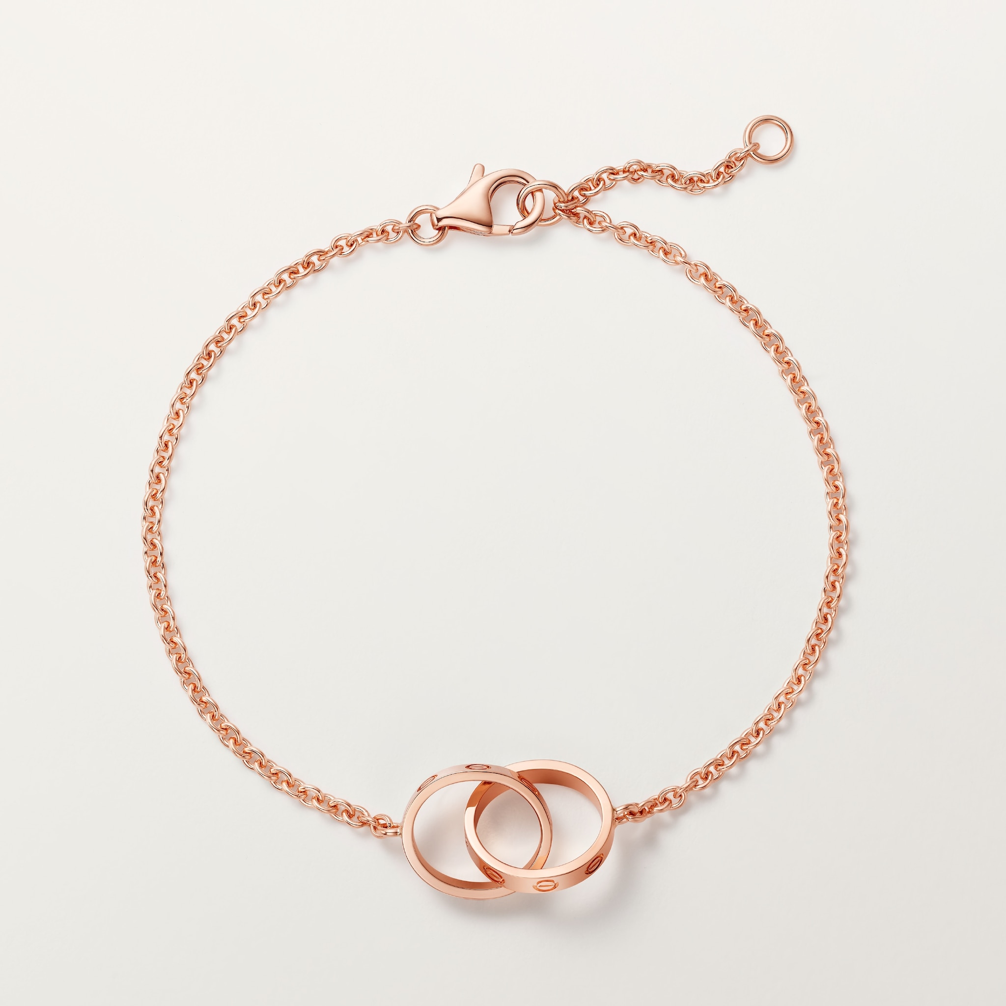 Love bracelet, on chainRose gold