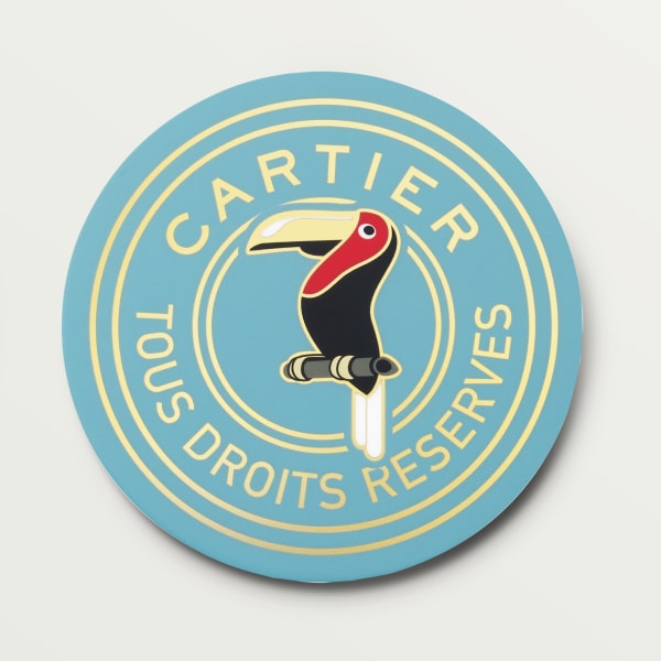 Set of six Cartier Characters coasters Acrylic