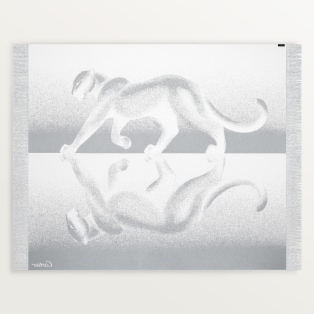 Panthère de Cartier blanket Cashmere