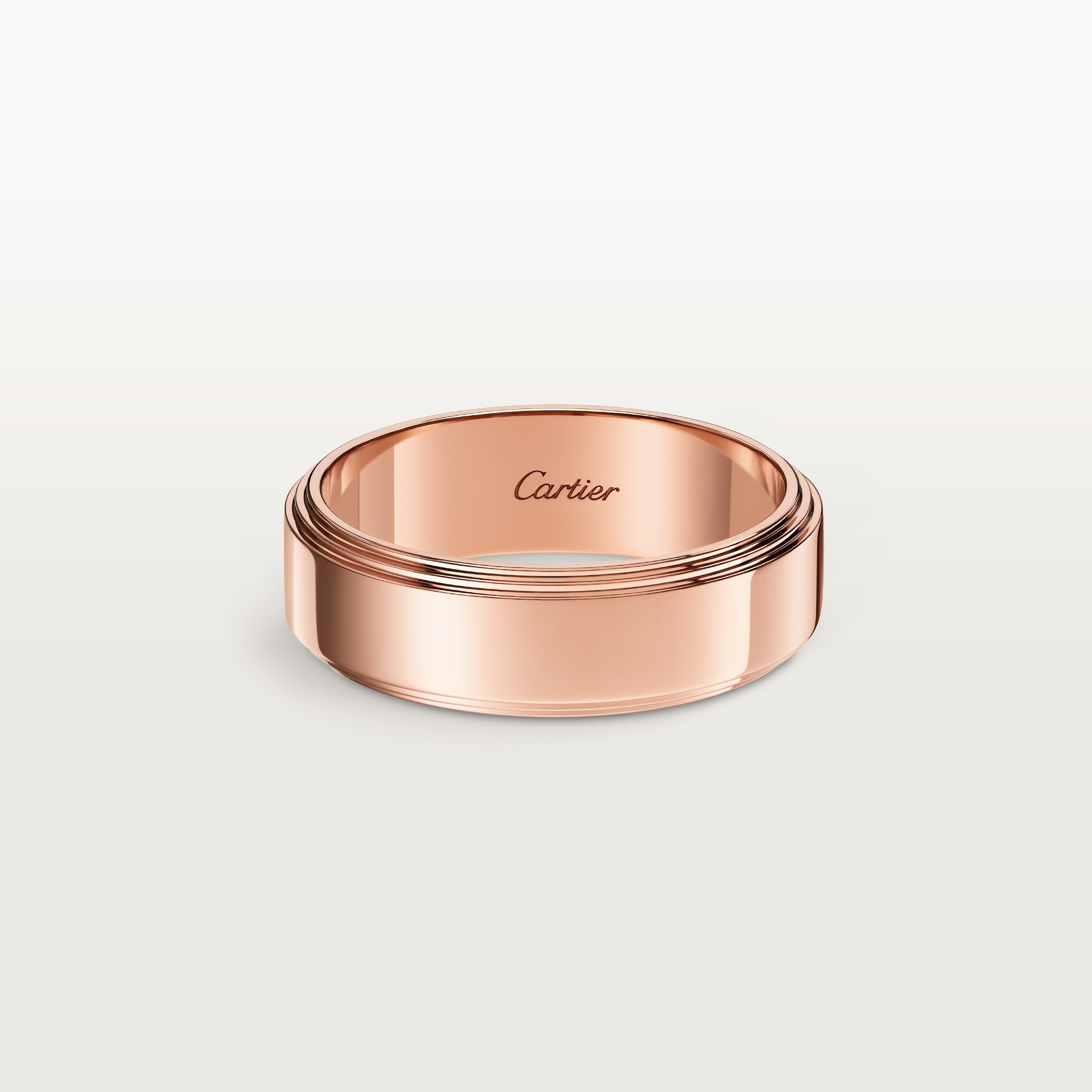 Cartier d'Amour wedding ring, 6 mm widthRose gold