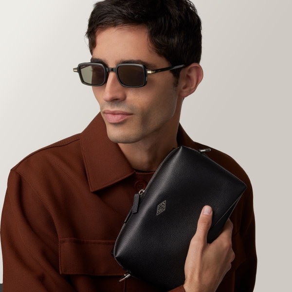Première de Cartier Sunglasses Black acetate, grey lenses