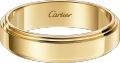 Cartier d'Amour wedding ring, 5 mm width Yellow gold.