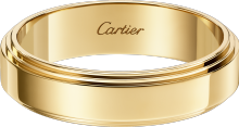 Cartier d'Amour wedding ring, 5 mm width Yellow gold.