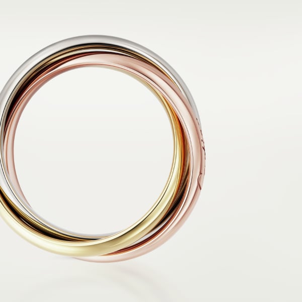 Trinity ring, classic model White gold, yellow gold, rose gold