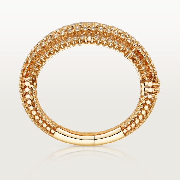 Cartier Libre Polymorph bracelet, transformable, diamonds Yellow gold, diamonds