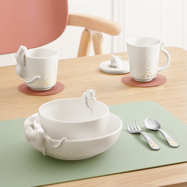 Cartier Baby Panthère 3 piece set Porcelain
