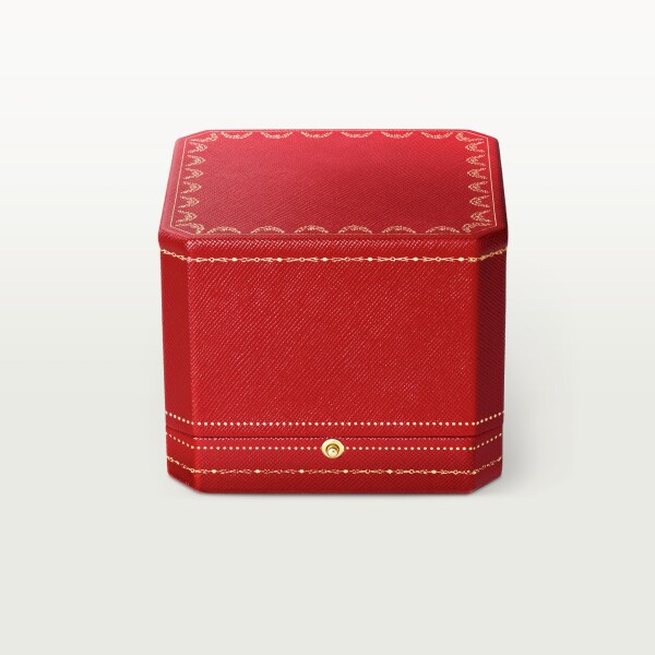 Cartier Libre Tressage戒指，镶嵌钻石  铂金，黄金，钻石。
