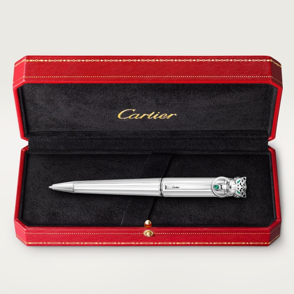 Panthère de Cartier pen Limited numbered edition, sterling silver 925/1000