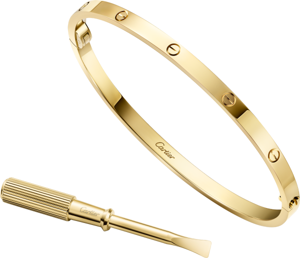 Love bracelet, small model Yellow gold