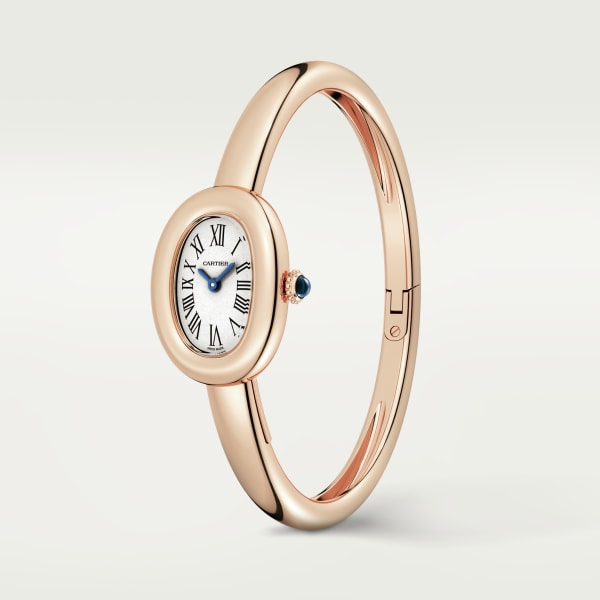 Baignoire watch (Size 16) Mini model, quartz movement, rose gold