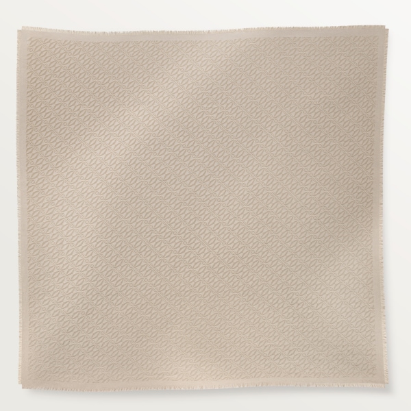 C de Cartier shawl Wool and silk