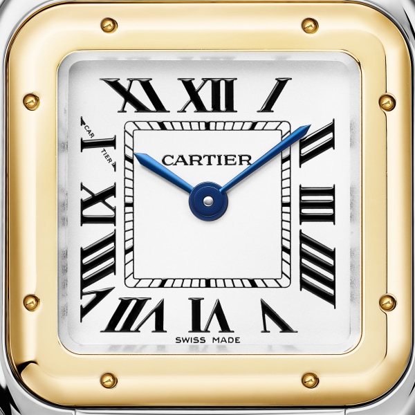 Panthère de Cartier watch Small model, quartz movement, yellow gold, steel
