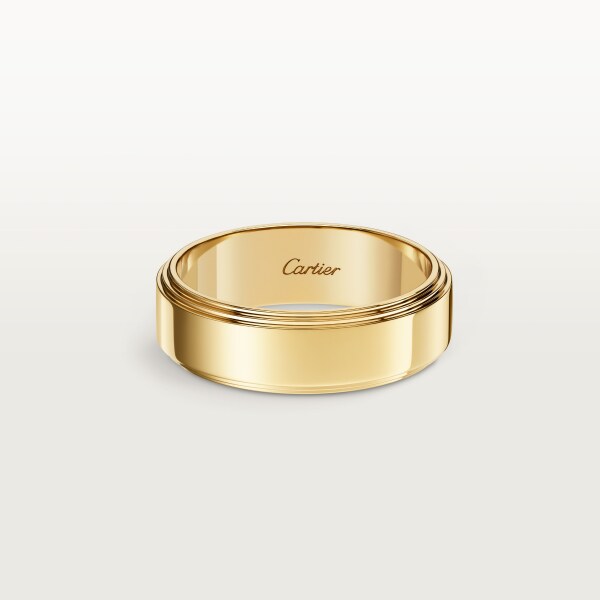 Cartier d'Amour wedding ring, 6 mm width Yellow gold