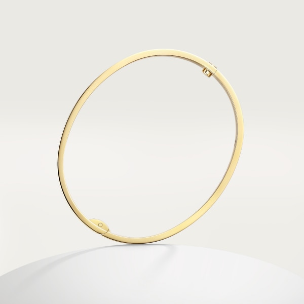 Love bracelet, classic model, one screw closure Yellow gold