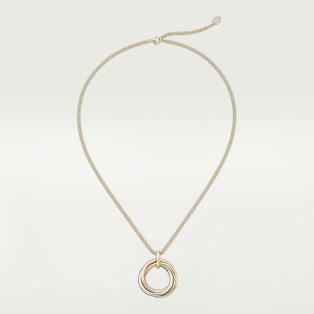 Trinity necklace, large model White gold, yellow gold, rose gold