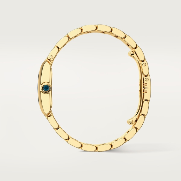 Tank Française watch Small model, quartz movement, yellow gold