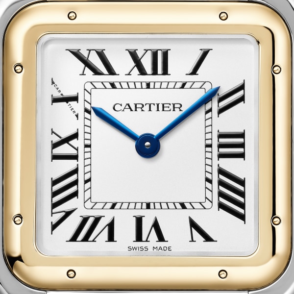 Panthère de Cartier watch Large model, quartz, yellow gold, steel