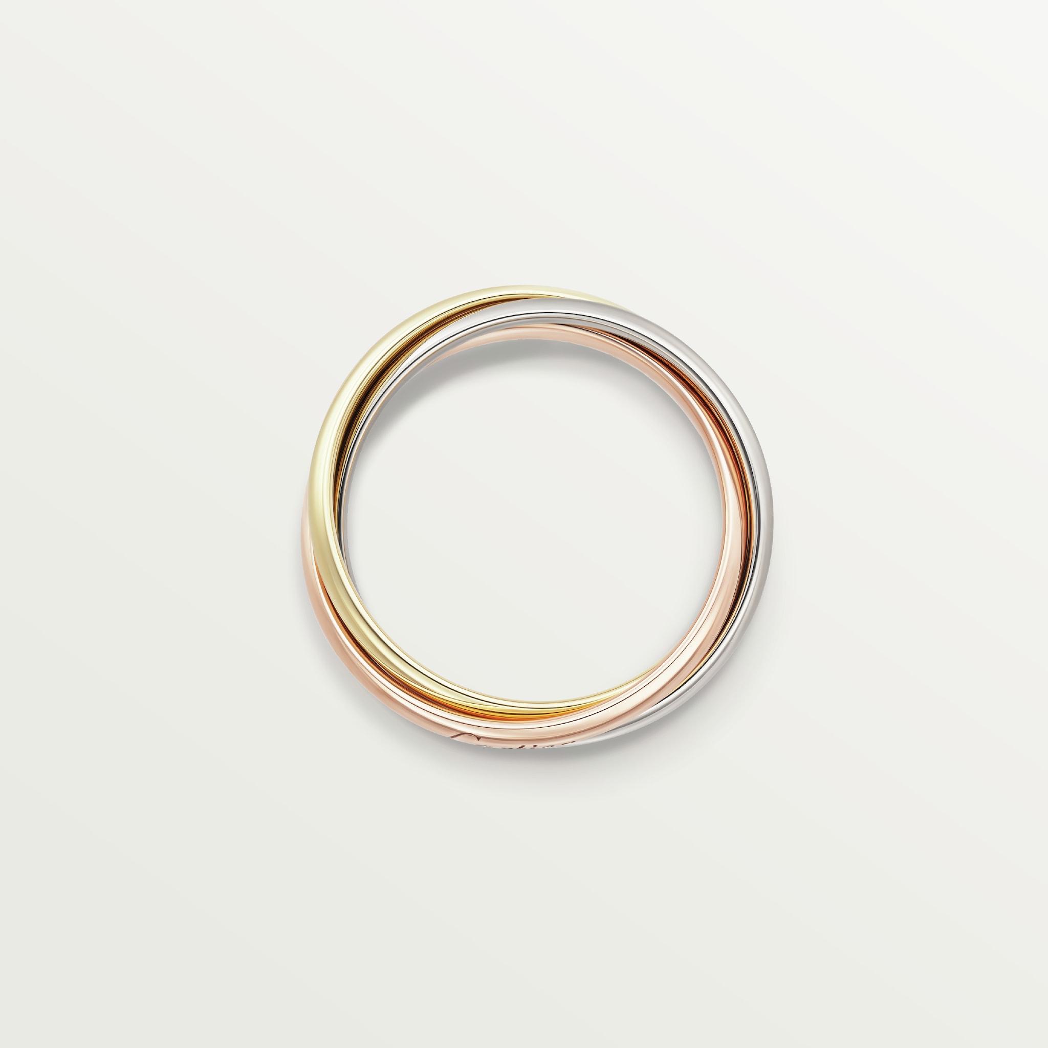 Trinity ring, small modelWhite gold, yellow gold, rose gold