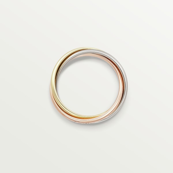 Trinity ring, small model White gold, yellow gold, rose gold