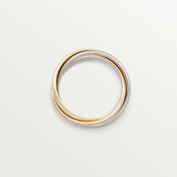 Trinity ring, small model White gold, rose gold, yellow gold