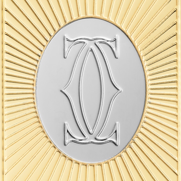 C de Cartier motif money clip Stainless steel, palladium finish