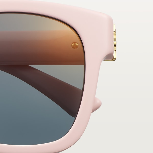 C de Cartier Sunglasses Pink acetate, grey lenses